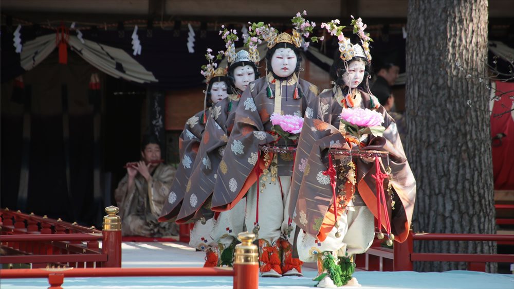 天津神社春の祭典