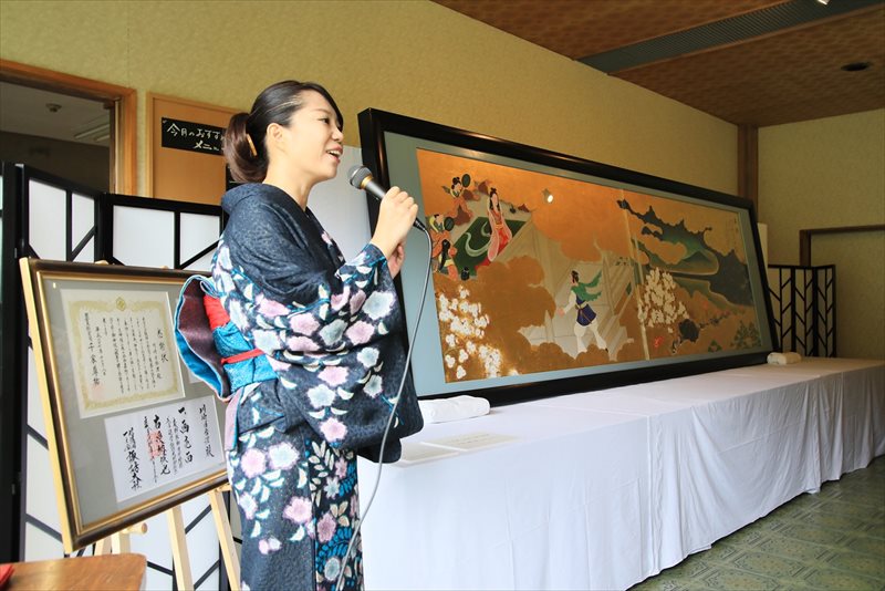 日本画家 川崎日香浬 奴奈川姫