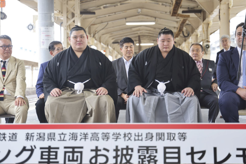 えちごトキめき鉄道 ラッピング車両 お披露目